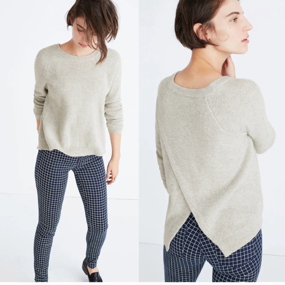 Madewell Province Cross-Back Pullover Sweater